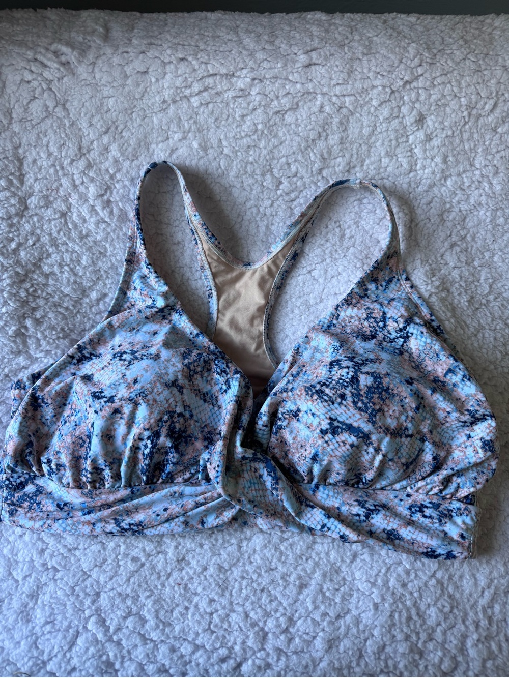 Kona Sol Women’s Plus Racerback Bikini top, 24w.
